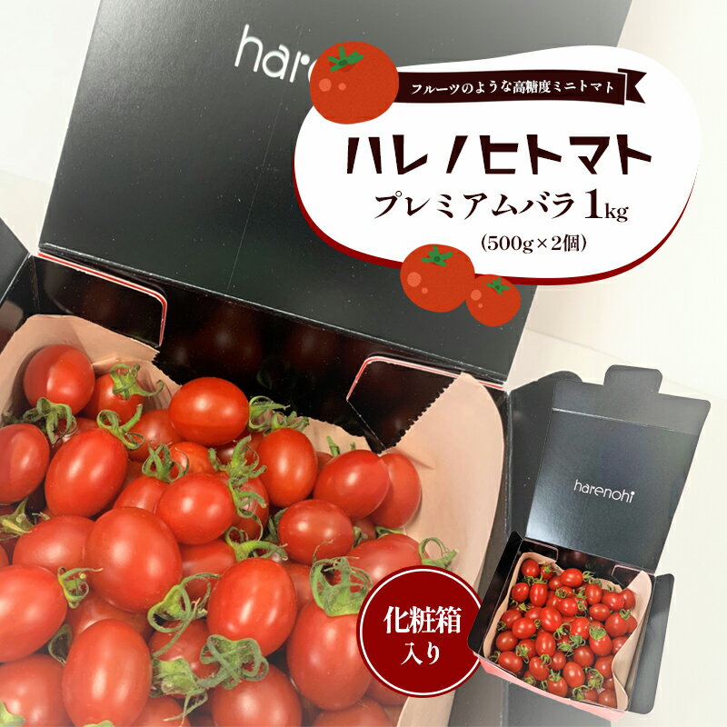 ハレノヒトマト プレミアムバラ1kg　【 津市 】