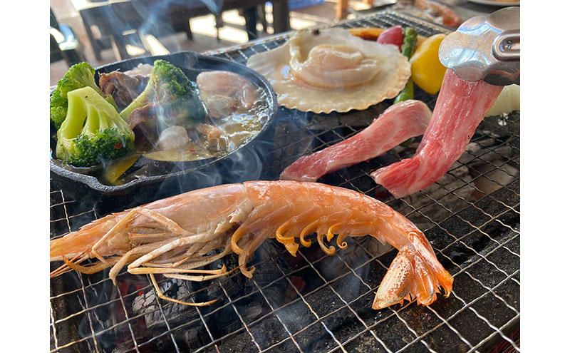 【ふるさと納税】【マリーナ河芸】松阪牛プレミアムBBQ　ペアチケット