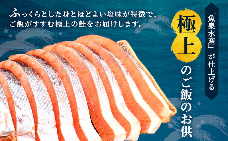 【ふるさと納税】訳あり 厚切り 塩銀鮭 切身 1kg 500g×2袋 魚泉水産のこだわり製法...