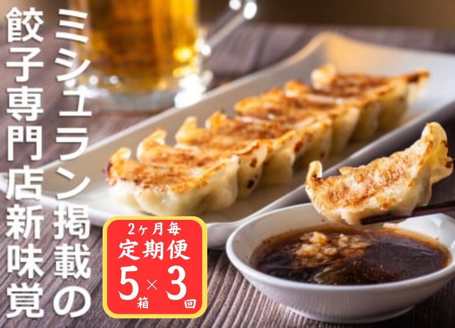 【ふるさと納税】<定期便>ミシュラン掲載の餃子専門店「新味覚」の餃子。上質な小麦でつくる皮の絶妙の薄さ、食材の産地と鮮度にこだわった餡。その人気には理由がある。...