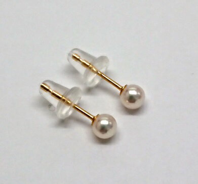 【ふるさと納税】596 アコヤ真珠K18ピアス ベビーパール3.5mmup 18金 ゴールド ジュエリー 貴金属 宝石 定番 ギフト 贈り物 シンプル 冠婚葬祭...