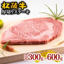 【ふるさと納税】松阪牛厚切りステーキ 松阪牛 松坂牛 牛肉 ブランド牛 高級 和牛 日本三大和牛 国産 霜降り ステーキ ステーキ肉 冷凍