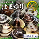 【ふるさと納税】 マルヨシ水産 桑名産中粒天然蛤 1.3kg_はまぐり ハマグリ 魚介 貝