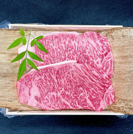 【ふるさと納税】【伊賀忍者ビーフ】肉の横綱　希少な伊賀牛　サーロイン　220g×2枚　ステーキ　霜降り肉　三重県　名張市　冷蔵　チルド[0525]3-いのサムネイル