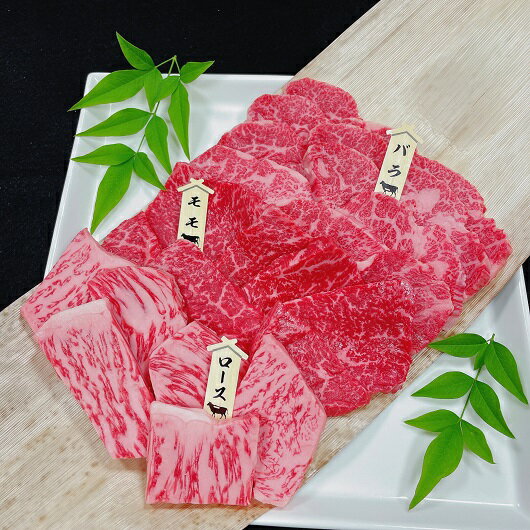 伊賀忍者ビーフ[伊賀牛]焼肉用3種600g(ロース200g,モモ200g,バラ200g)