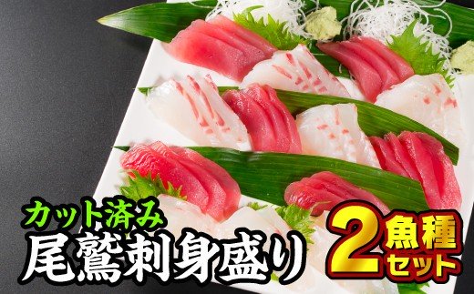 カット済み!尾鷲お刺身盛り合わせ 2魚種セット