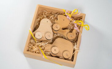 【ふるさと納税】EB-10 転がるおもちゃ 木ろっこ3個セット【尾鷲ヒノキ製】