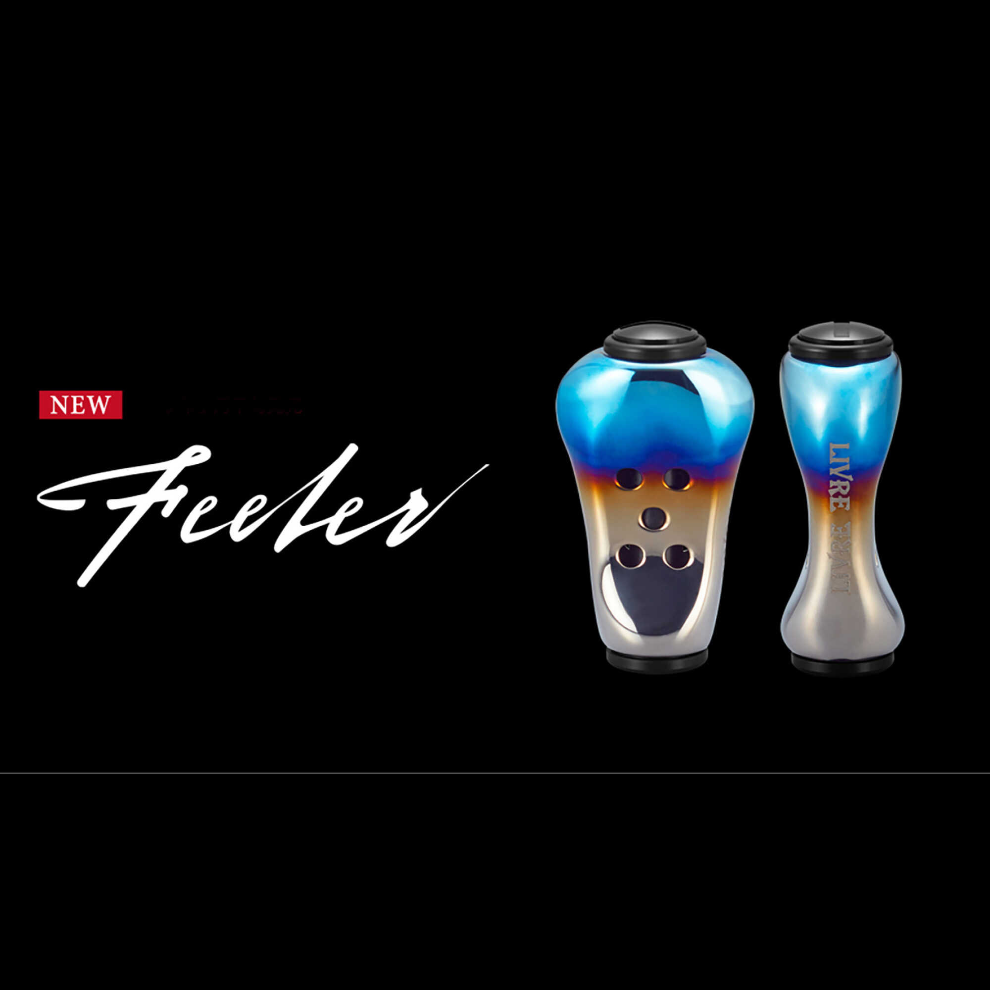 [選べる個数×カラー]LIVRE リブレ Feeler フィーラーノブ 1個 (カスタムノブ)/ 釣具 釣り具 フィッシング ハンドル カスタム / 亀山市 / 有限会社メガテック[AMBB472]