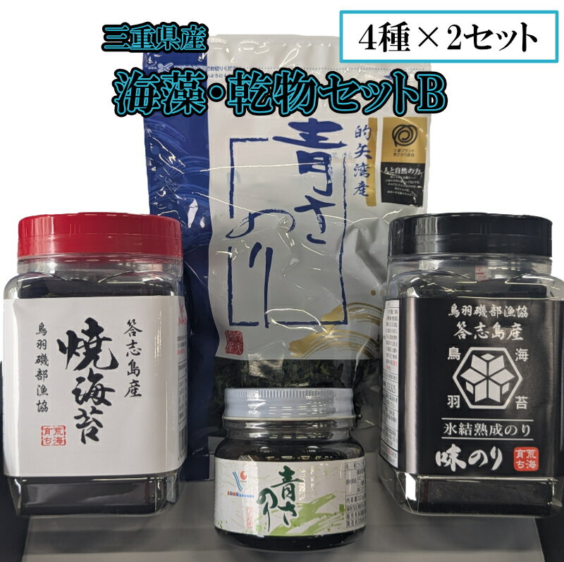 【ふるさと納税】海藻 乾物 詰め合わせセットB 答志島産 味のリ 焼海苔 三重県産 青さのリ あおさの佃..