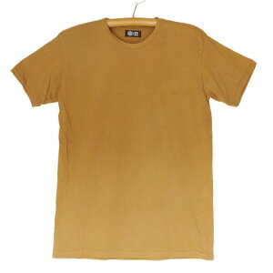【ふるさと納税】熊野番茶染め Tシャツ 金茶色(チタン媒染)(XLサイズ)