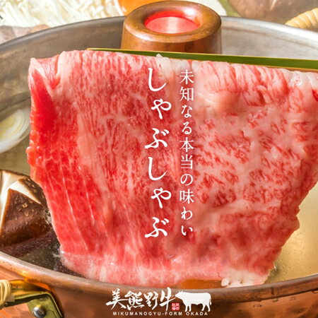 【ふるさと納税】希少和牛 【美熊野牛】 すき焼き しゃぶしゃぶ用 ロース 赤身モモ肉 詰め合わせ 400g 黒毛和牛