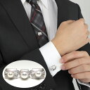 【ふるさと納税】 真珠 アクセサリー シルバー タイタック カフス セット パール 9ミリ / 7.5ミリ ネクタイ スーツ メンズ 冠婚葬祭 慶事 弔事 結婚...