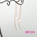 24位! 口コミ数「2件」評価「5」 akoya カーブ　ピアス