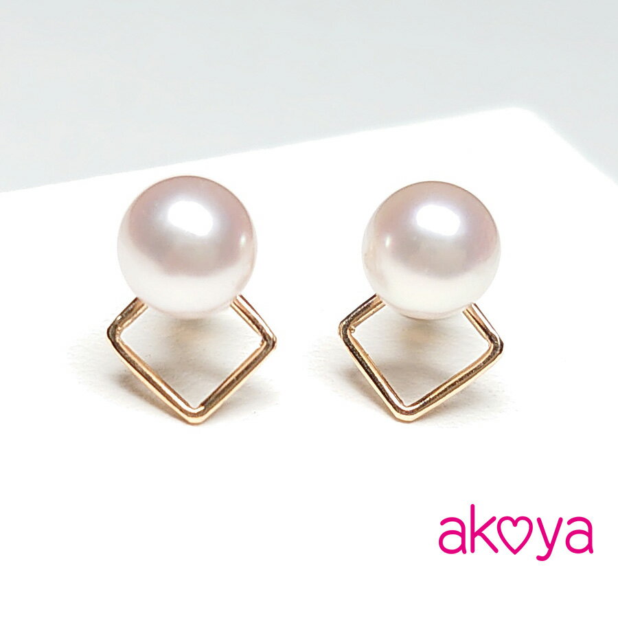 28位! 口コミ数「0件」評価「0」 akoya ちいさなスクエア ピアス