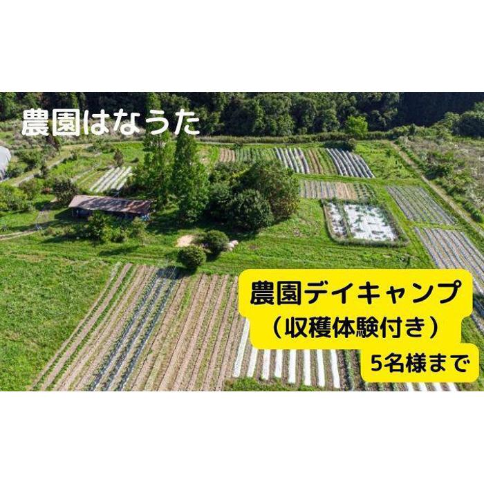 57位! 口コミ数「0件」評価「0」農園はなうた 農園デイキャンプ（収穫体験付き） 5名様まで | アウトドア キャンプ 野菜 収穫体験 持ち帰り 楽天ふるさと 納税 返礼品 ･･･ 