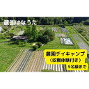 2位! 口コミ数「0件」評価「0」農園はなうた 農園デイキャンプ（収穫体験付き） 5名様まで | アウトドア キャンプ 野菜 収穫体験 持ち帰り 楽天ふるさと 納税 返礼品 ･･･ 