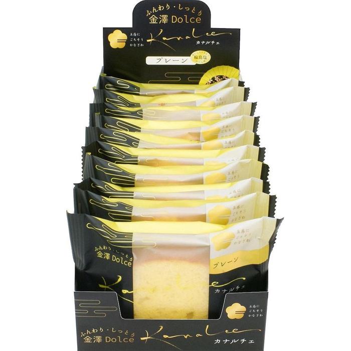【ふるさと納税】金澤兼六製菓カナルチェプレーンケーキ3ケース（10個入/箱×6箱×3ケース）