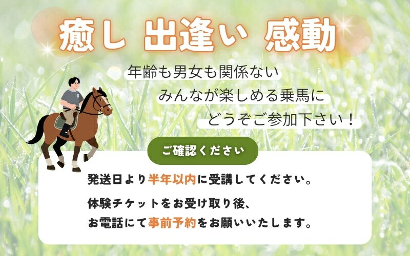【ふるさと納税】体験乗馬1回コース(ドリンク付) 2