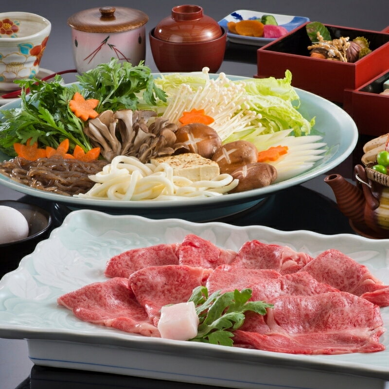 【ふるさと納税】 【料亭旅館三田清（みたせ）】（2名様）特撰伊賀牛 すき焼きコースお食事券【mita0001】