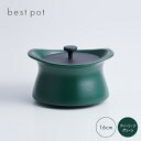 【ふるさと納税】best pot 16cm ティーリーフグリーン【1131325】