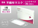 【ふるさと納税】 シャープ 製 不織布 マスク ふつう サイズ 30 枚 入 | シャープ 飛沫 対策 日用品 国産 sh-01