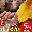 【ふるさと納税】≪訳あり≫ 栽培期間中農薬不使用 サツマイモ 5kg 紅はるか 規格外 さつまいも サツマイモ ワケアリ ワケアリ わけありさつまいも詰め合わせ 芋 いも 三重県 多気町 GE‐01