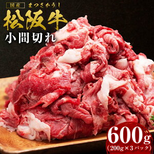 【ふるさと納税】松阪牛 家庭用 小間切れ(600g)瀬古食品 牛肉 国産 和牛 肉 SS‐405 国産牛 松阪牛 松坂牛 日本三大 高級和牛 黒毛和牛 ブランド牛 霜降り 冷凍 送料無料 牛 牛肉 肉 にく 大人気 贅沢 おすすめ 贈り物 リピート 瀬古食品 霜ふり本舗 三重県 多気町