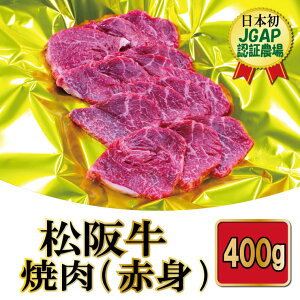 【ふるさと納税】J26松阪牛焼肉（赤身）400g