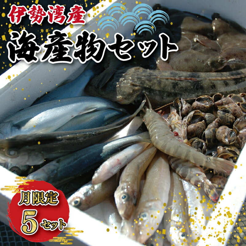 伊勢湾産 海産物セット 魚 貝 干物 海藻 新鮮 詰め合わせ セット 海鮮 海産 直送 海 漁師 おまかせ 旬 季節 お楽しみ K5