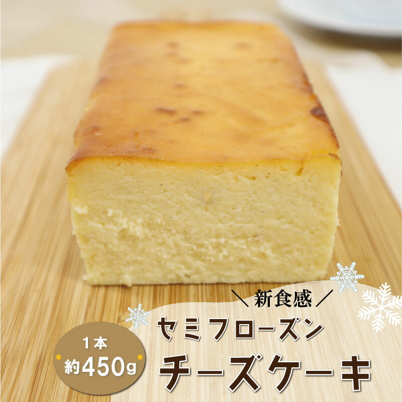 【ふるさと納税】 新食感 トンカ豆 香る セミフローズン チーズケーキ 450g ふるさと ふるさと納税 人気 お菓子 洋菓子 おやつ スイーツ おすすめ セレクト チーズケーキ 定番 フローズン ご褒…