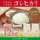 【ふるさと納税】I37令和元年三重県産コシヒカリ6kg×2袋