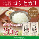 【ふるさと納税】D-22令和3年三重県産コシヒカリ20kg(10kg×2袋)