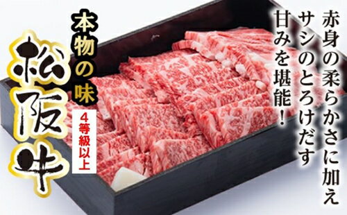 松阪牛 ロース 焼肉用 600g/(冷凍)多気郡農協 和牛 黒毛 特産品 松阪肉 BBQ 三重県 大台町