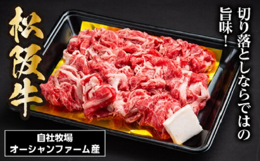 松阪牛切り落とし 400g/(冷凍)瀬古食品 JGAP認定 松阪肉 名産 お取り寄せグルメ 三重県 大台町