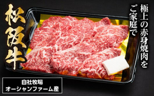 松阪牛焼肉(赤身) 400g/(冷凍)瀬古食品 JGAP認定 松阪肉 名産 お取り寄せグルメ 三重県 大台町