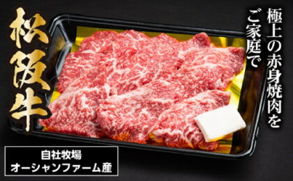 SS01　松阪牛焼肉（赤身）　400g／（冷凍）瀬古食品　JGAP認定　松阪肉　名産　お取り寄せグルメ　三重県　大台町