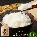 【ふるさと納税】こしひかり 精米 10kg／積木商店 お米 白米 米 こめ ご飯 おいしいお米 三重県 大台町