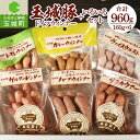 10位! 口コミ数「2件」評価「4.5」肉 豚肉 玉城豚 ドイツ ウィンナー いろいろ セット 160g 6袋 960g ブランド ジューシー 柔らか 脂身 甘み 加工品 こだわり･･･ 