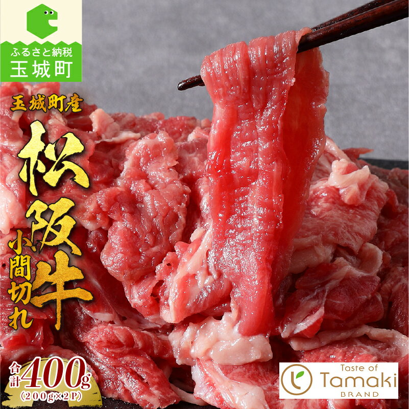 【ふるさと納税】松阪牛 数量限定 肉 牛肉 国産 小間切れ 霜降り 厳選 小分け 400g ブランド牛 高級 和牛 日本三大和牛 トレイ入 冷凍 ミライエ 小林牧場 誕生日 お祝い 記念日 贈り物 ギフト プレゼント 家庭用 肉じゃが カレー スタミナ丼 三重県 玉城町産