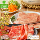 松阪牛 数量限定 肉 牛肉 豚 玉城豚 しゃぶしゃぶ用 赤身 セット コラボ 600g ブランド牛 高級 和牛 日本三大和牛 国産 霜降り 厳選 香り 舌触り 小林牧場 しゃぶしゃぶ ミライエ牛肉店 贈り物 ギフト プレゼント 三重県 玉城町