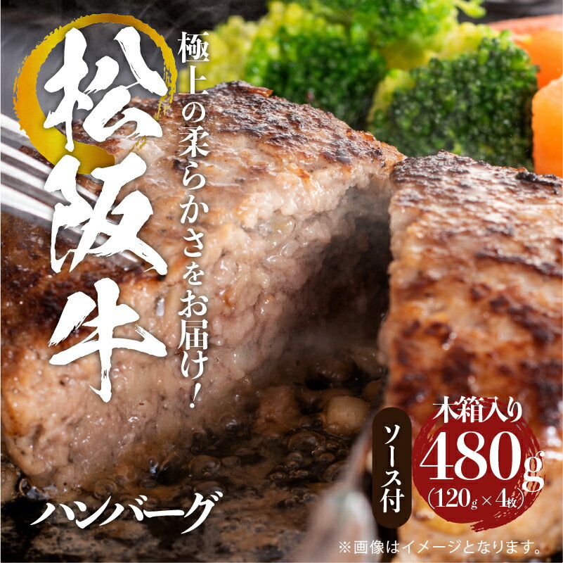 【ふるさと納税】ギフト 肉 牛肉 ハンバーグ 国産 松阪牛 120g 4個 デミグラスソース 100g 4セット 真空パック 冷凍 厳選 こだわり 旨味 香り 深み 三重県 玉城町 まるよし