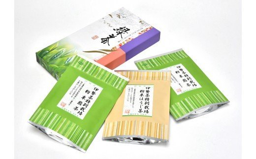 【ふるさと納税】伊勢茶　特別栽培　粉末茶セット／丸中製茶　食物繊維　ベータ―カロチン　ビタミンE　クロロフィル　伊勢志摩