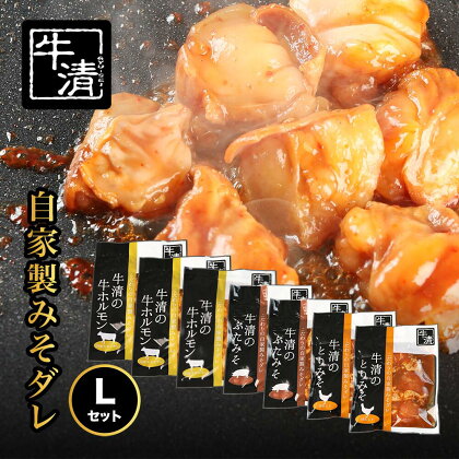 （冷凍） 自家製みそダレ Lセット　ホルモン200g×2　300g×1　豚肉×2　鶏肉×2/伊勢志摩