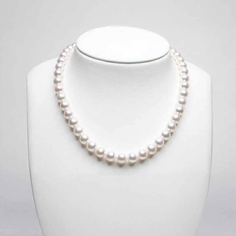 【ふるさと納税】 真珠 ネックレス 8.5-9.0mm 大粒 アコヤ真珠 アクセサリー ファッション ジュエリー akoya パール 高級 プレゼント 贈り物 贈答品 お祝い 誕生日 記念日 冠婚葬祭 慶事 弔事 結婚式 卒業式 入学式 国産 三重県 伊勢 志摩 南伊勢町 パールハヤシ