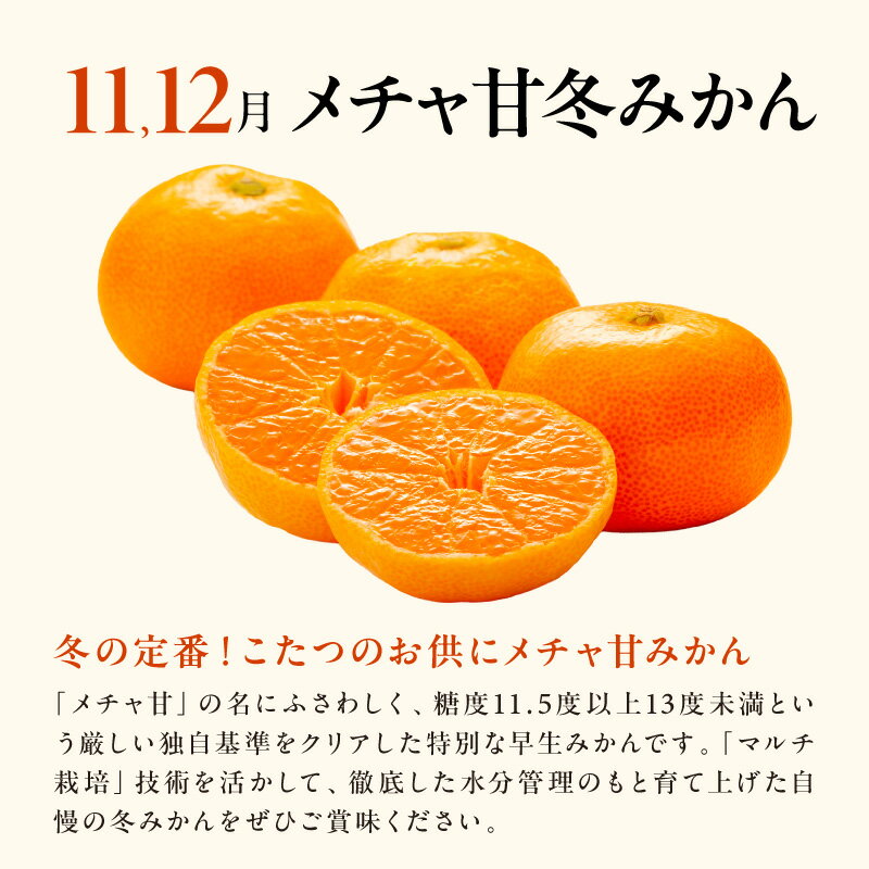 【ふるさと納税】11・12月の御浜柑橘 メチャ甘冬みかん 3～5kg【御浜町でとれたメチャ甘冬みかんをお届け！】
