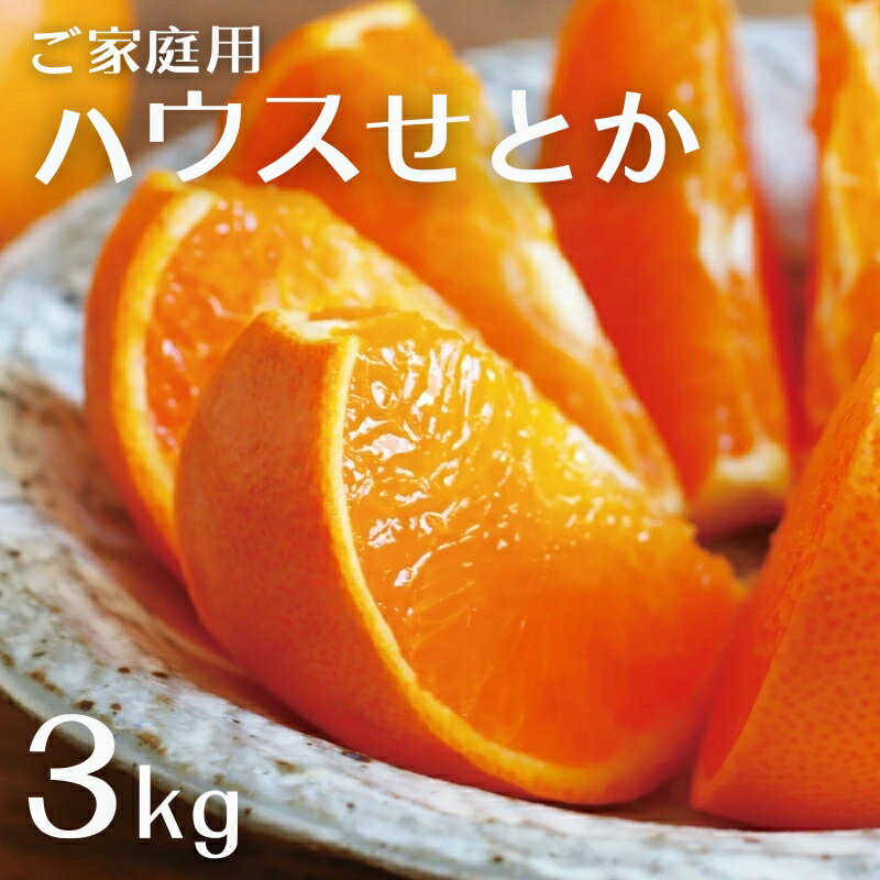 【ふるさと納税】 せとか 家庭用 阪口農園の ハウスせとか 3kg M〜4L サイズおまかせ 【2025年2月中旬から3月中旬までに順次発送】 みかん ミカン 蜜柑 柑橘 果物 くだもの フルーツ サイズ 不…