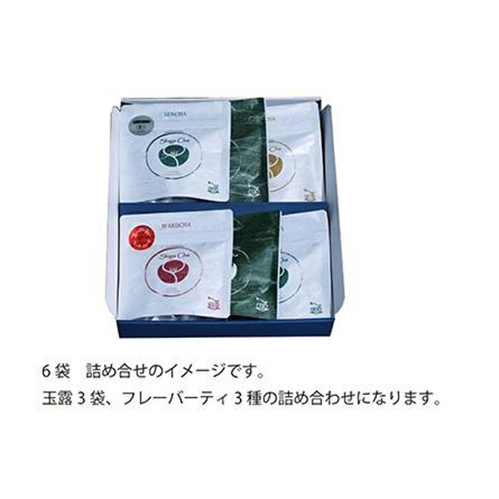 【ふるさと納税】Shigachaティーバッグアラカルト6袋入　（Premium玉露3袋＆フレーバーティー3種） | ...