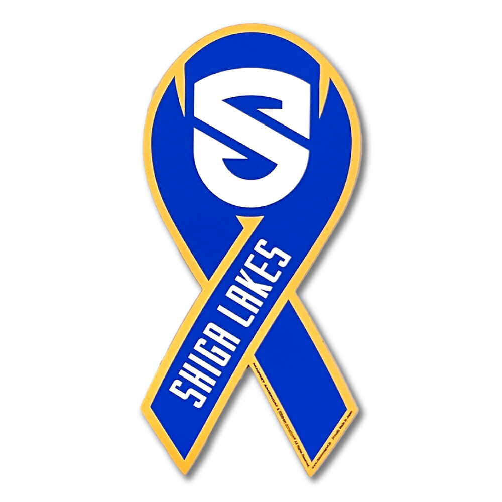 [滋賀レイクス]リボンマグネット(エンブレムデザイン) [SL002] / 滋賀レイクス 応援 グッズ プロバスケットボールチーム スポーツ ファン 滋賀 プロスポーツチームグッズ