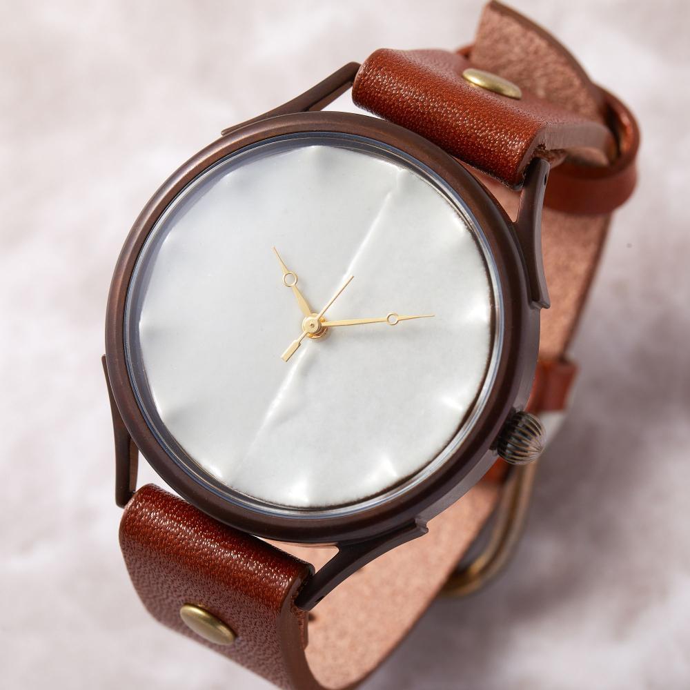 29位! 口コミ数「0件」評価「0」陶器 【信楽焼】で作る腕時計　大切に愛用したい「伝統工芸品」　文字盤：白　ベルトカラー：茶　WJ010X 白-茶 | 時計 腕時計 ウォッチ･･･ 