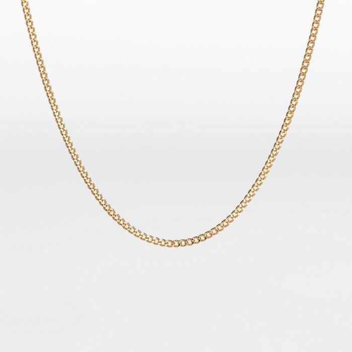 【ふるさと納税】【K10イエローゴールド チェーンネックレス】人気の喜平チェーン 華奢見えデザイン 上品な長さ40cm SN1011-K10 / 金 ゴールド ...